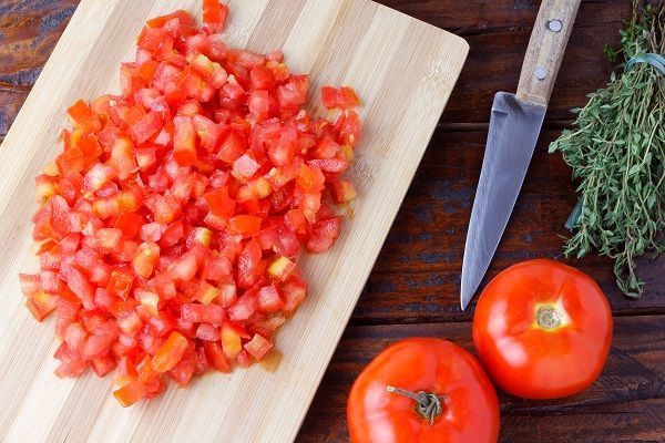 Tomates picados