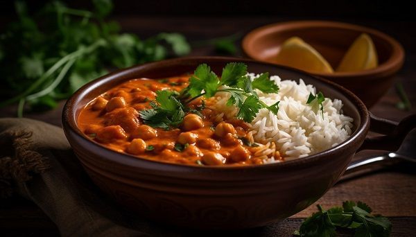 Curry de garbanzos