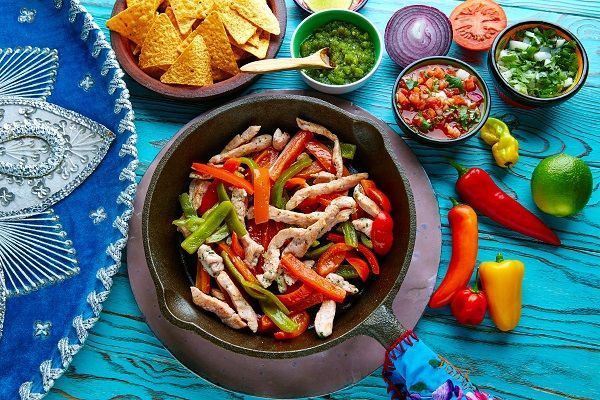 Fajitas de pollo