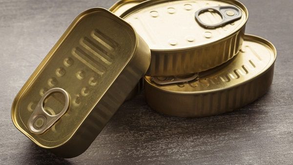 Latas apiladas