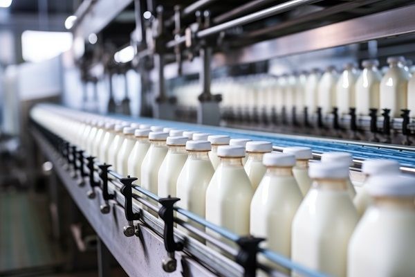 Línea de producción de productos lácteos