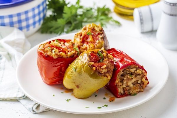 Pimientos rojos rellenos