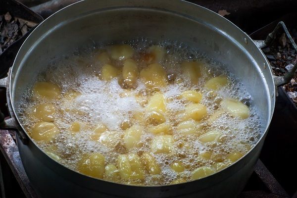 Sopa en ebullición