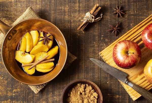 Compota de manzanas