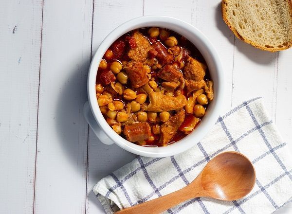 Garbanzos con chorizo